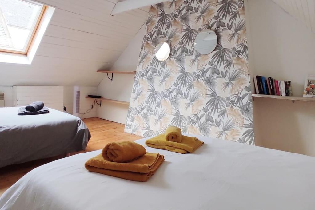 Maison De Pecheur Bord De Mer Bois Et Pierre 6-8 Pers Plobannalec Exteriér fotografie