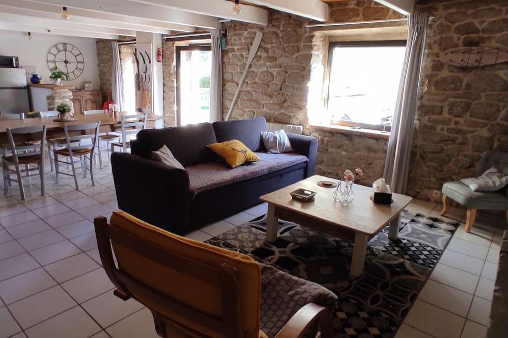 Maison De Pecheur Bord De Mer Bois Et Pierre 6-8 Pers Plobannalec Exteriér fotografie