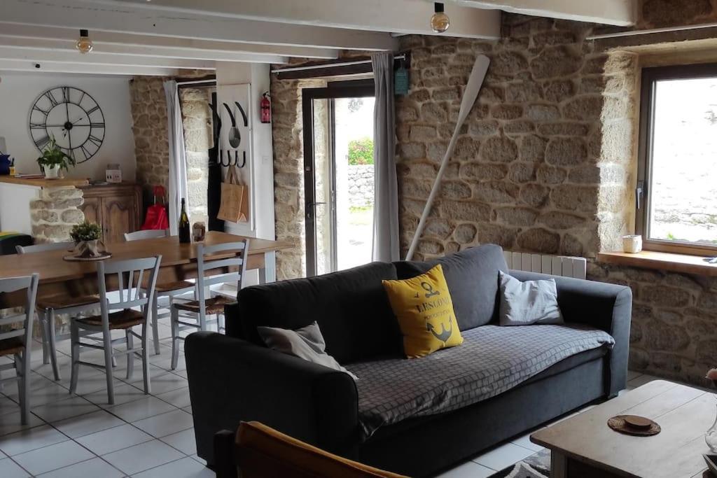 Maison De Pecheur Bord De Mer Bois Et Pierre 6-8 Pers Plobannalec Exteriér fotografie