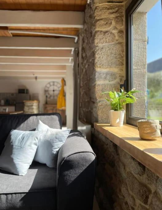 Maison De Pecheur Bord De Mer Bois Et Pierre 6-8 Pers Plobannalec Exteriér fotografie