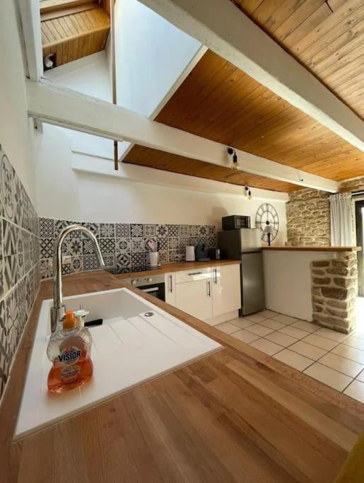 Maison De Pecheur Bord De Mer Bois Et Pierre 6-8 Pers Plobannalec Exteriér fotografie