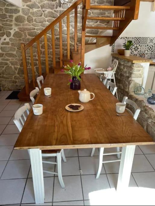 Maison De Pecheur Bord De Mer Bois Et Pierre 6-8 Pers Plobannalec Exteriér fotografie