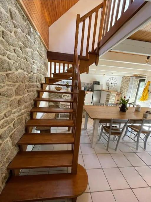 Maison De Pecheur Bord De Mer Bois Et Pierre 6-8 Pers Plobannalec Exteriér fotografie