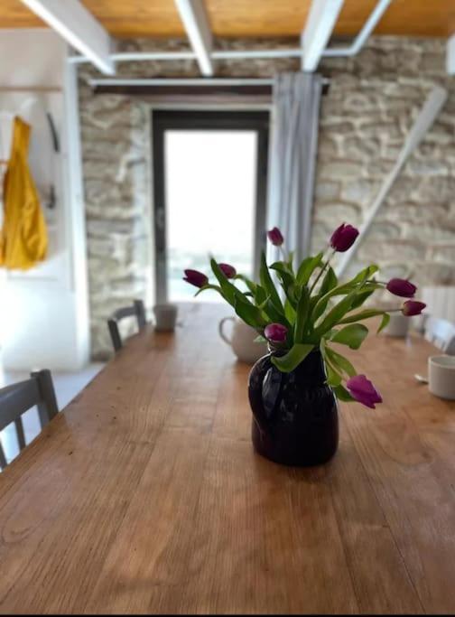 Maison De Pecheur Bord De Mer Bois Et Pierre 6-8 Pers Plobannalec Exteriér fotografie