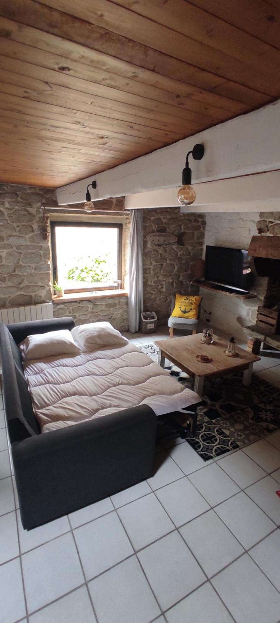 Maison De Pecheur Bord De Mer Bois Et Pierre 6-8 Pers Plobannalec Exteriér fotografie